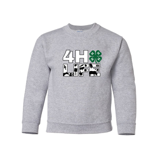 4-H Youth Crewneck Sweatshirt 4-H Life