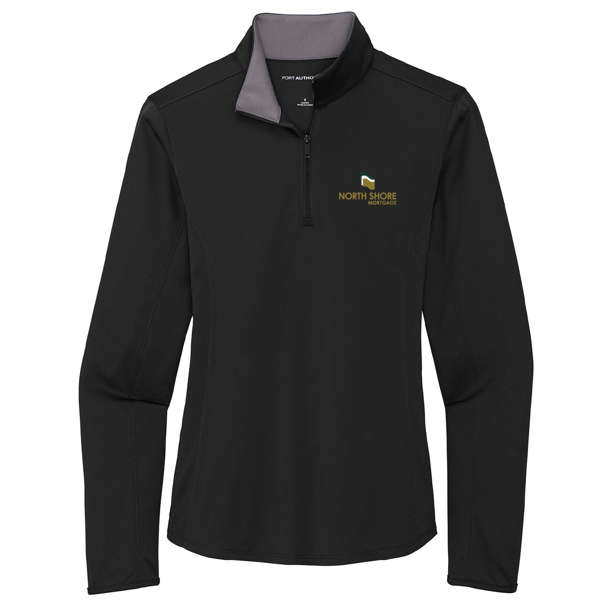 NSB Mortgage Ladies Silk Touch ™ Performance 1/4-Zip Brand Logo