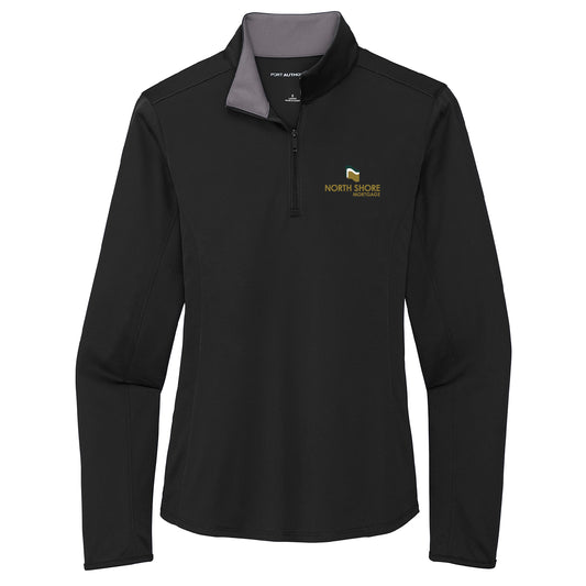 NSB Mortgage Ladies Silk Touch ™ Performance 1/4-Zip Brand Logo