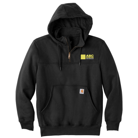 ABC Seamless Siding Carhartt Rain Defender Paxton Heavyweight Hooded Zip Mock Sweatshirt
