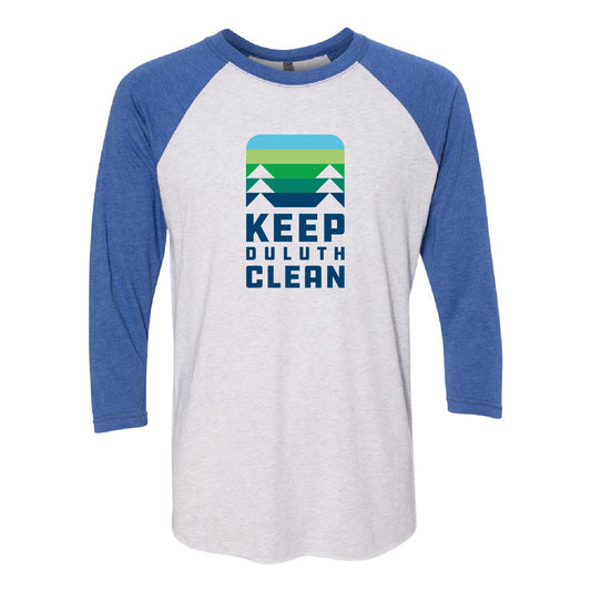 Keep Duluth Clean 3/34 Sleeve Raglan Tee