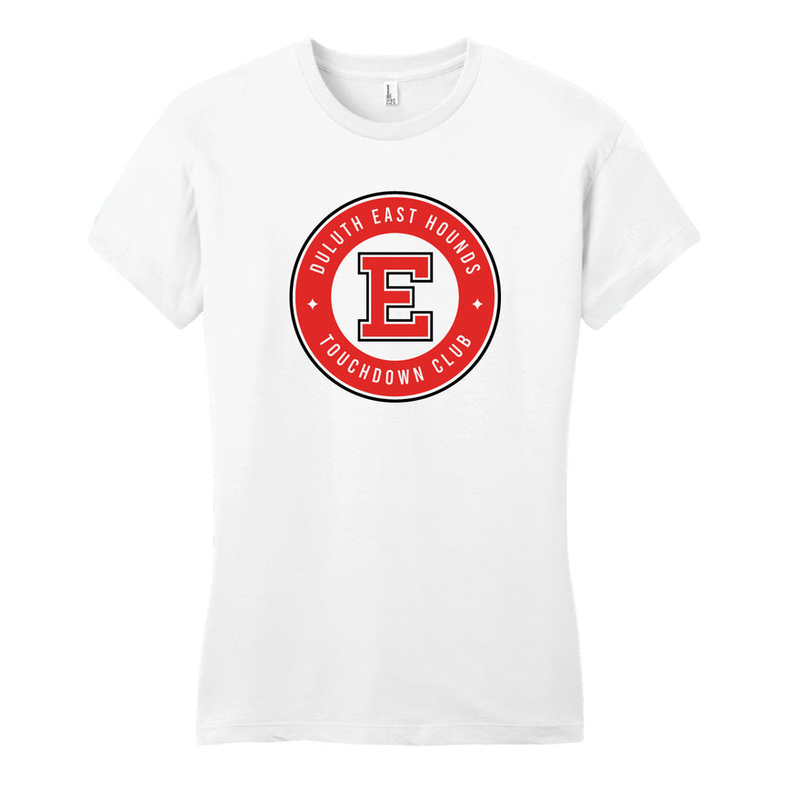 Duluth East Football Women’s Fitted Very Important Tee Design 3