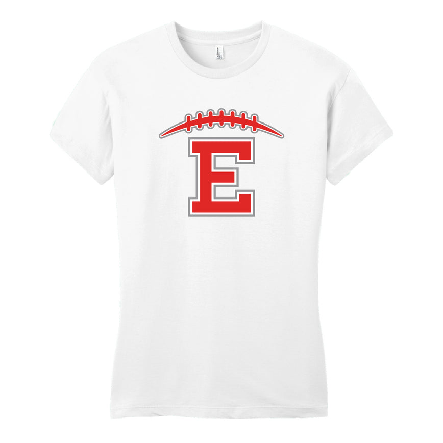 Duluth East Football Women’s Fitted Very Important Tee Design 2