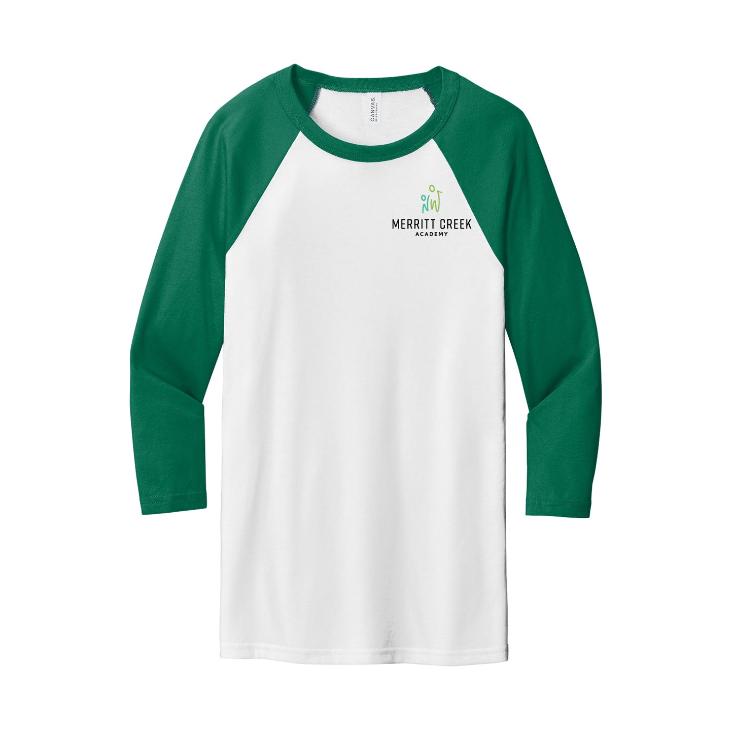 Merritt Creek Academy Raglan Baseball Tee