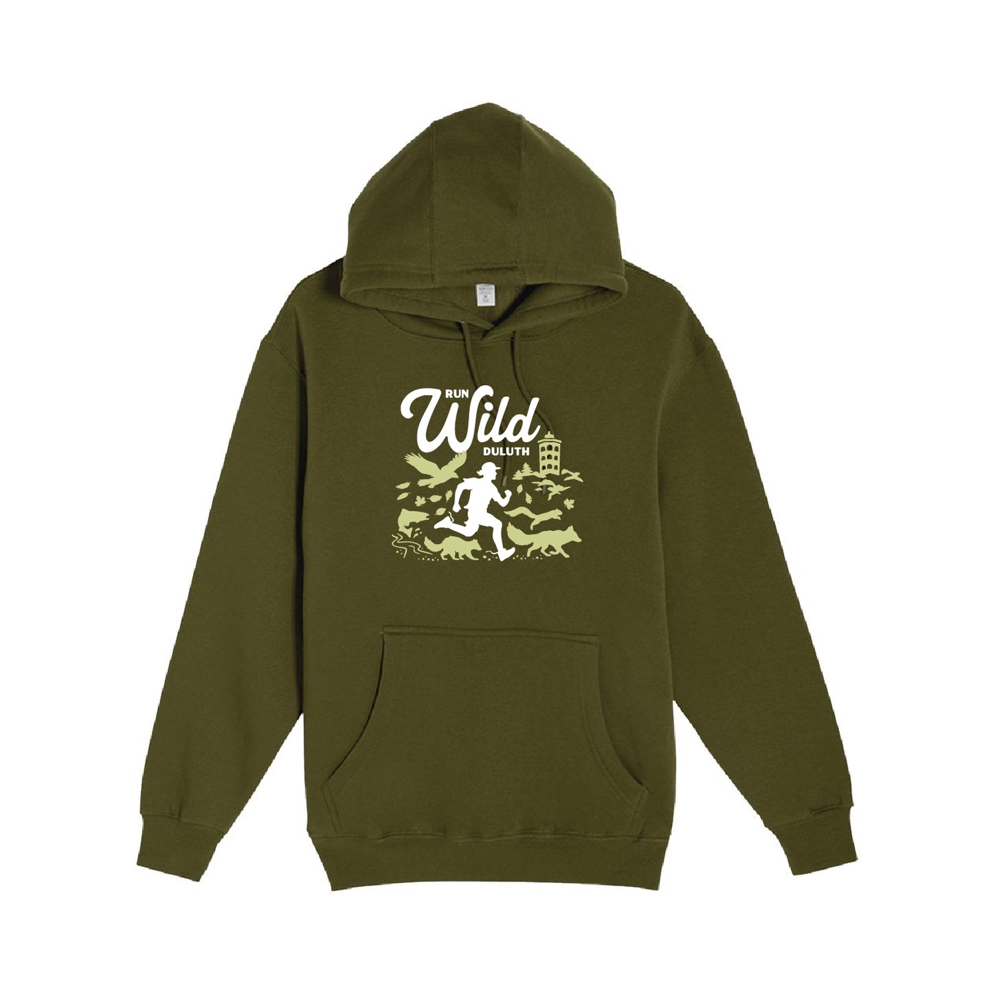 Run Wild Duluth Premium Pullover Hoodie (Nature)