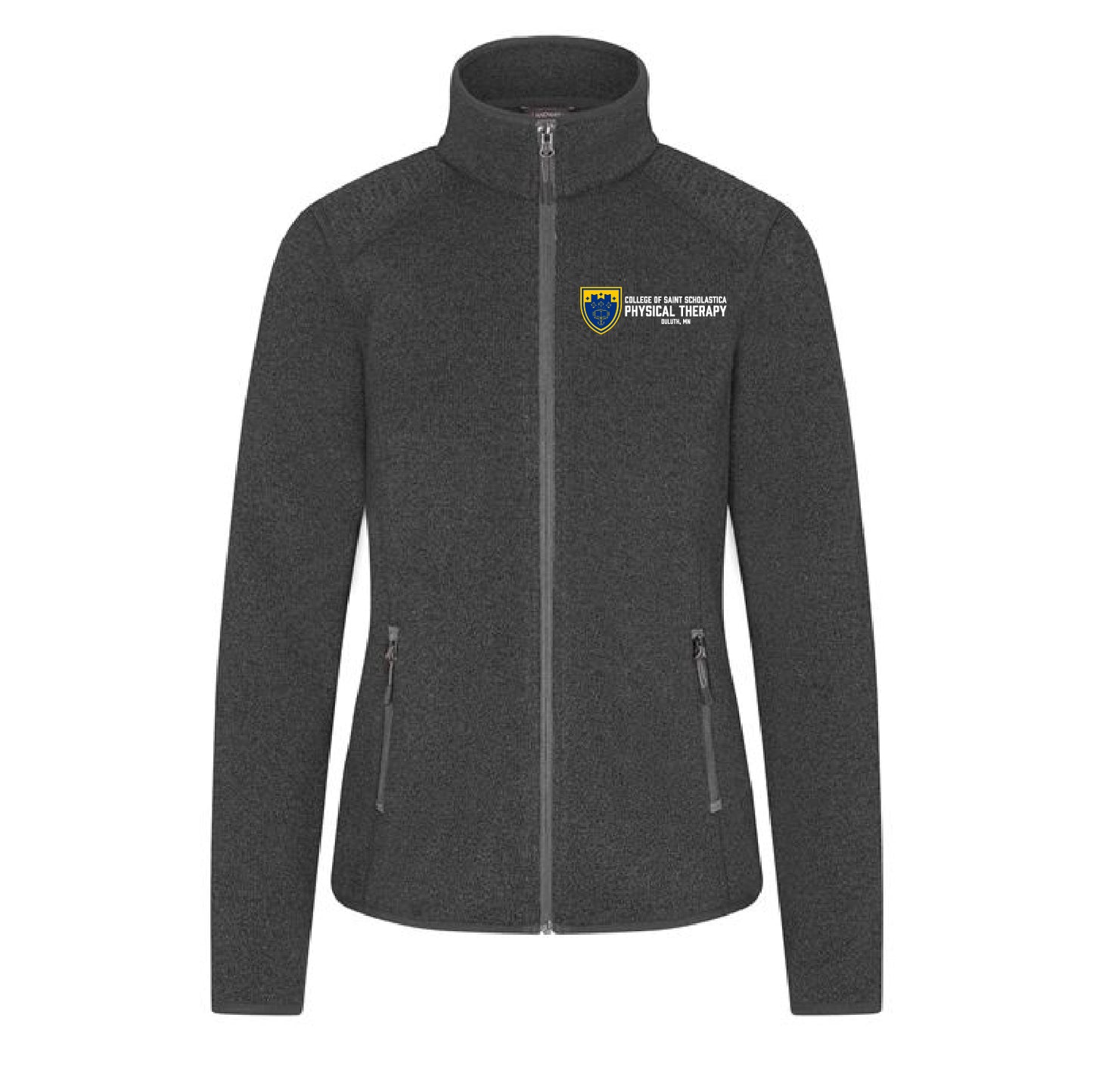 CSS DPT LADIES ASHTON SWEATER-KNIT FLEECE JACKET