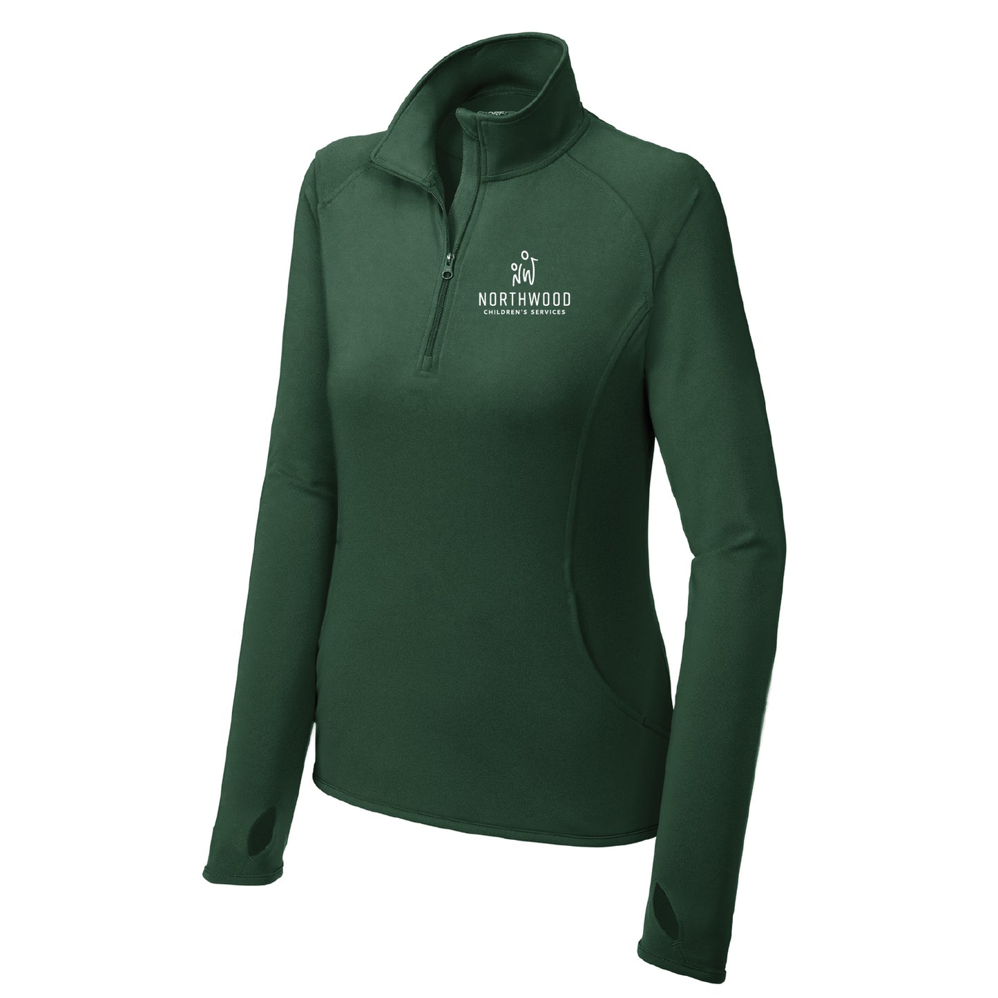 Northwoods Ladies Sport-Wick Stretch 1/4 Zip