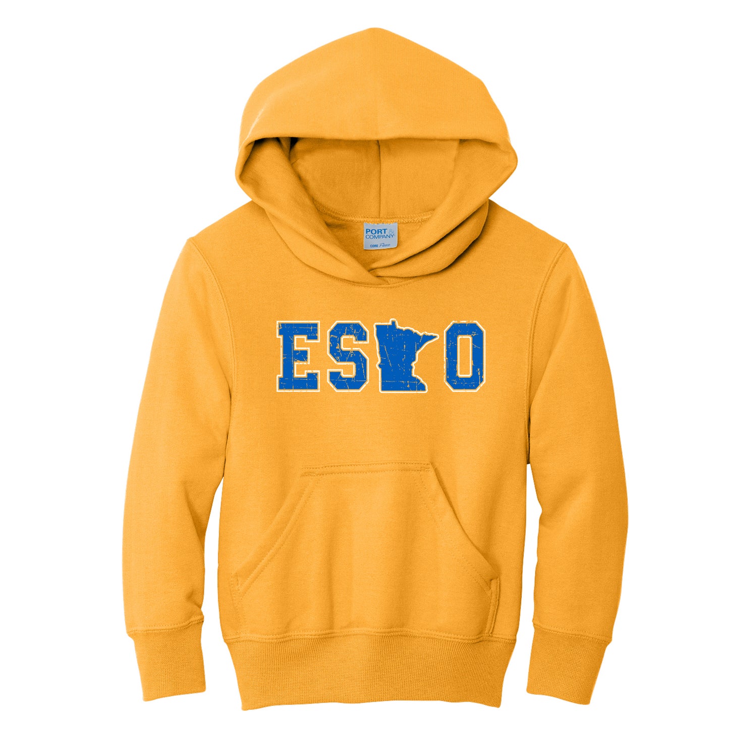 Esko Logo Youth Core Fleece Pullover Hooded Sweatshirt