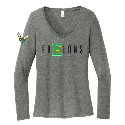 BLOCK E – Women’s Perfect Tri® Long Sleeve V-Neck Tee