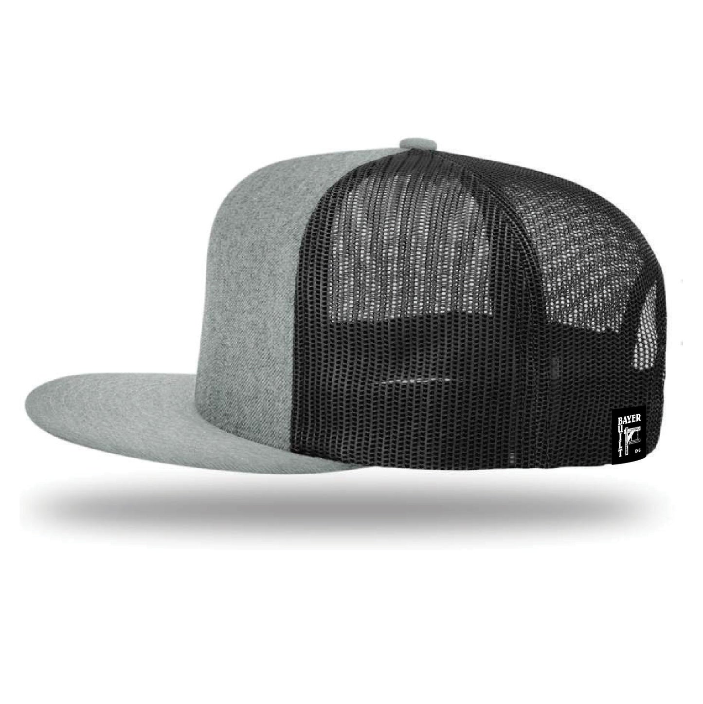 Bayer Built Wool Blend Flat Bill Trucker Cap 2
