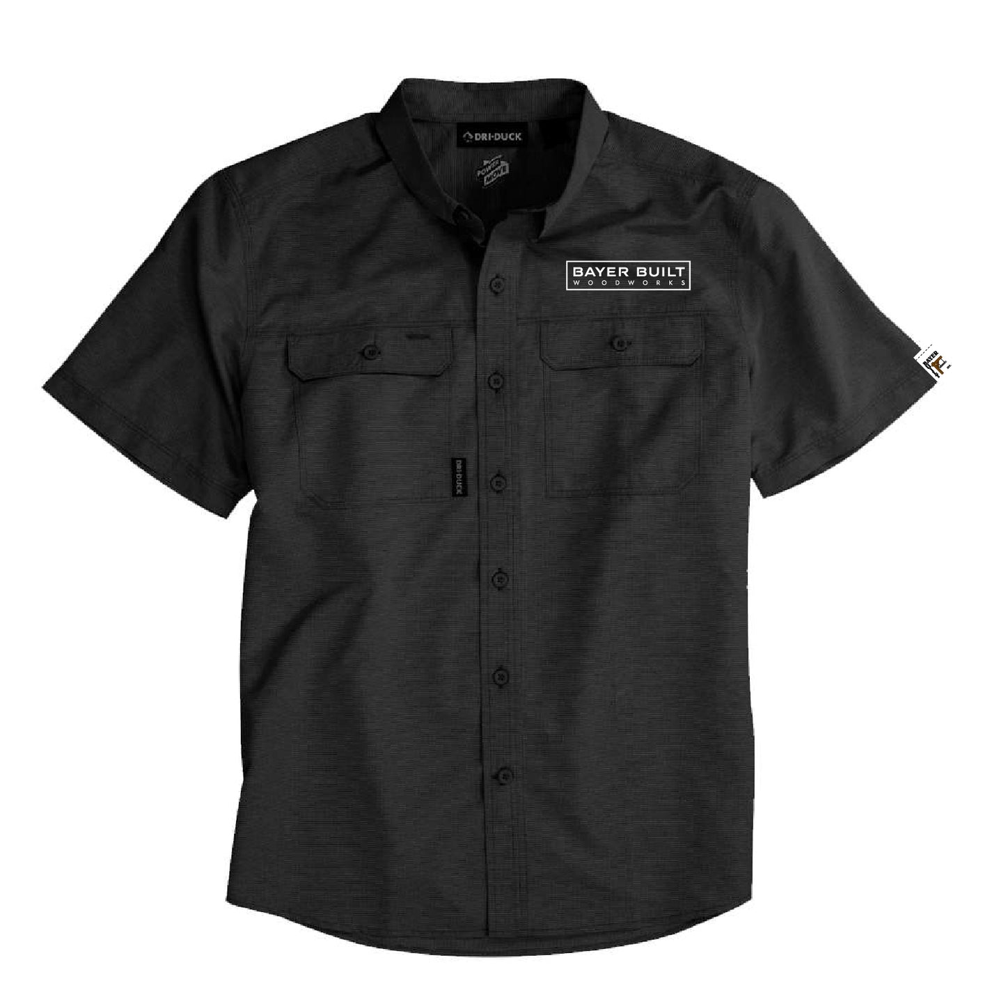 Bayer Built Seasonal Men's Crossroad Woven Short Sleeve Shirt