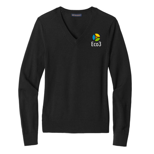 Eco3 Women’s Washable Merino V-Neck Sweater