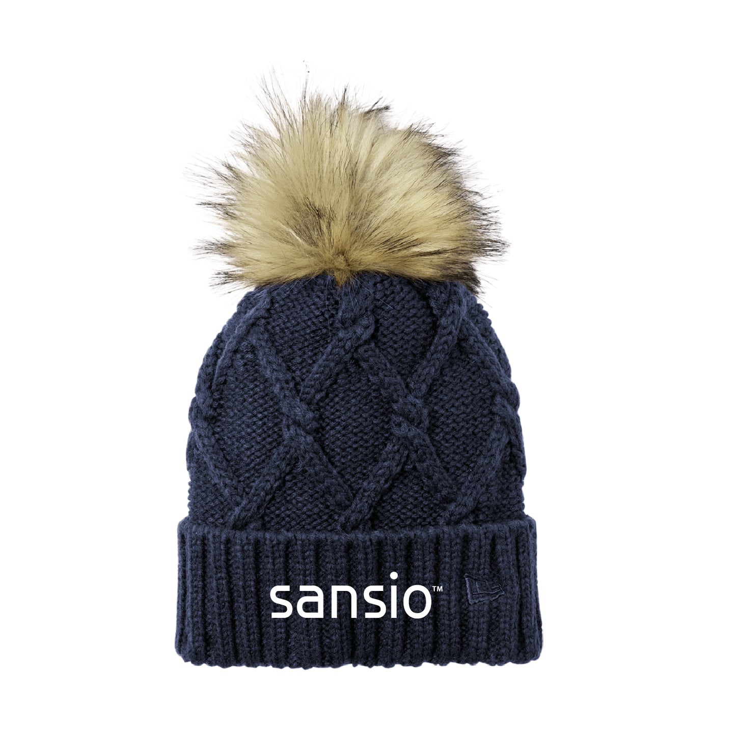 Sansio Faux Fur Pom Beanie