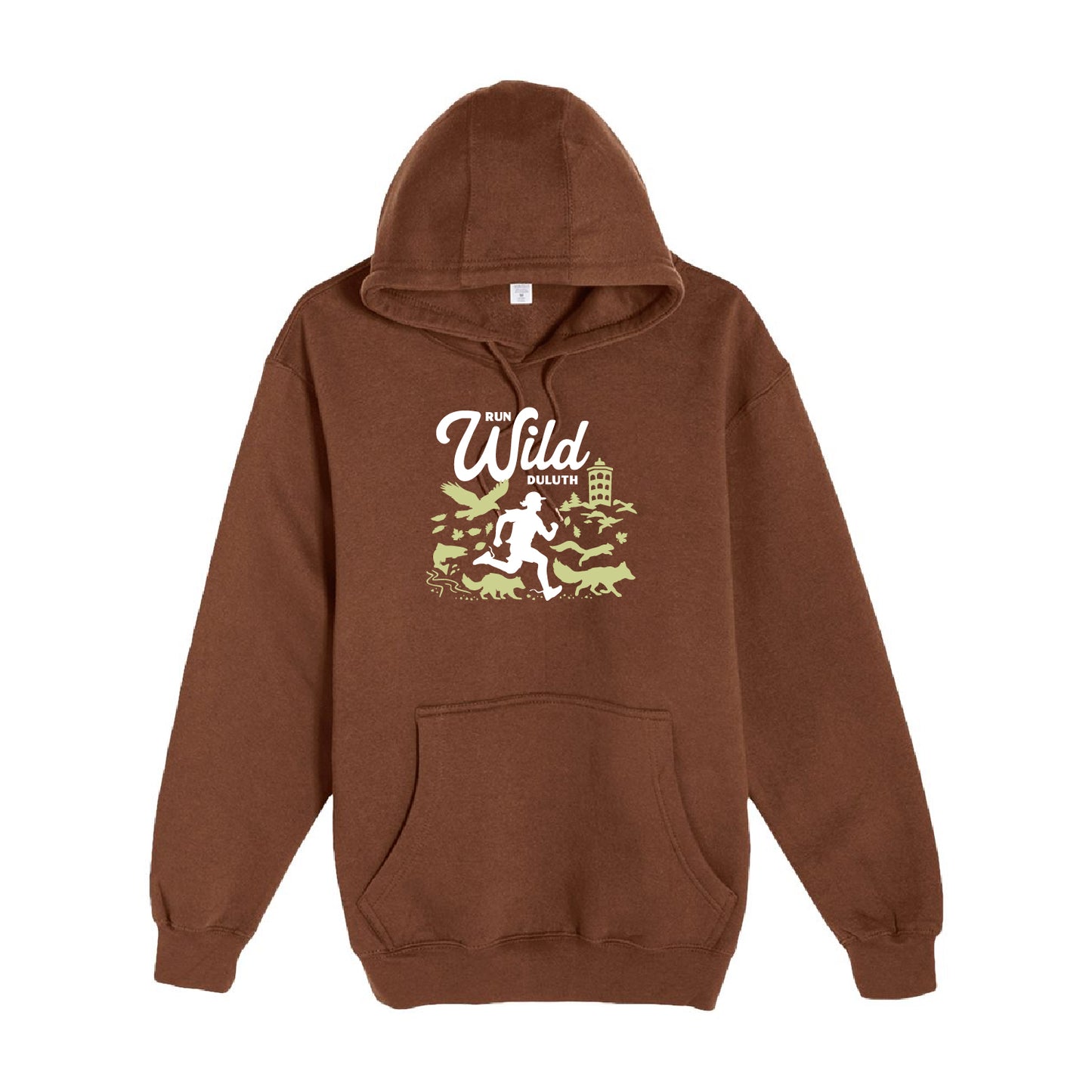Run Wild Duluth Premium Pullover Hoodie (Nature)