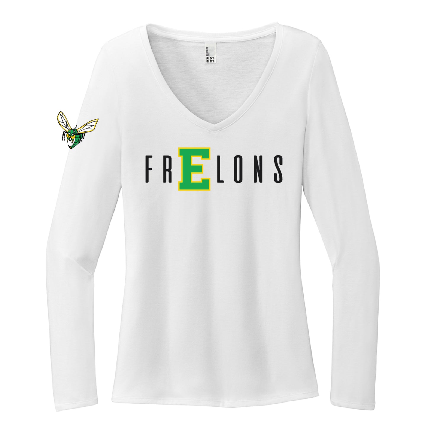 BLOCK E – Women’s Perfect Tri® Long Sleeve V-Neck Tee