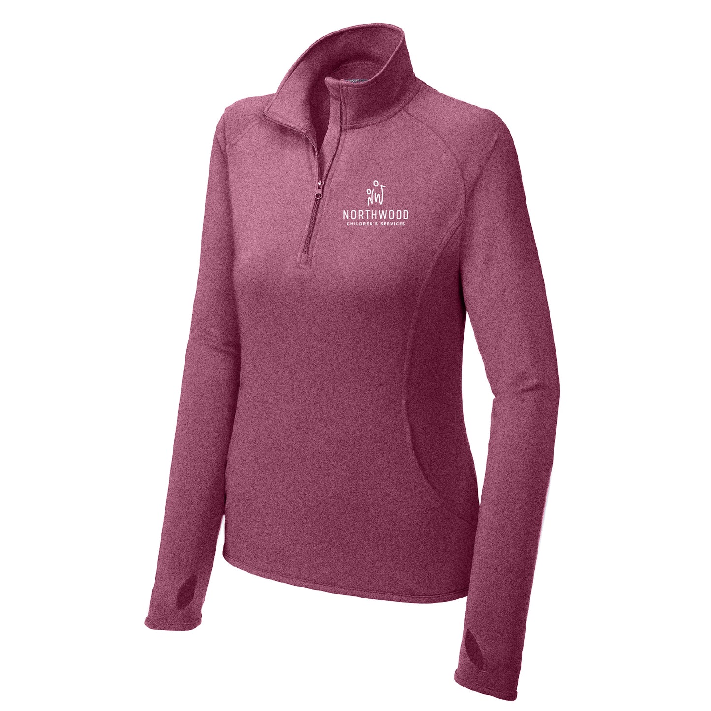 Northwoods Ladies Sport-Wick Stretch 1/4 Zip