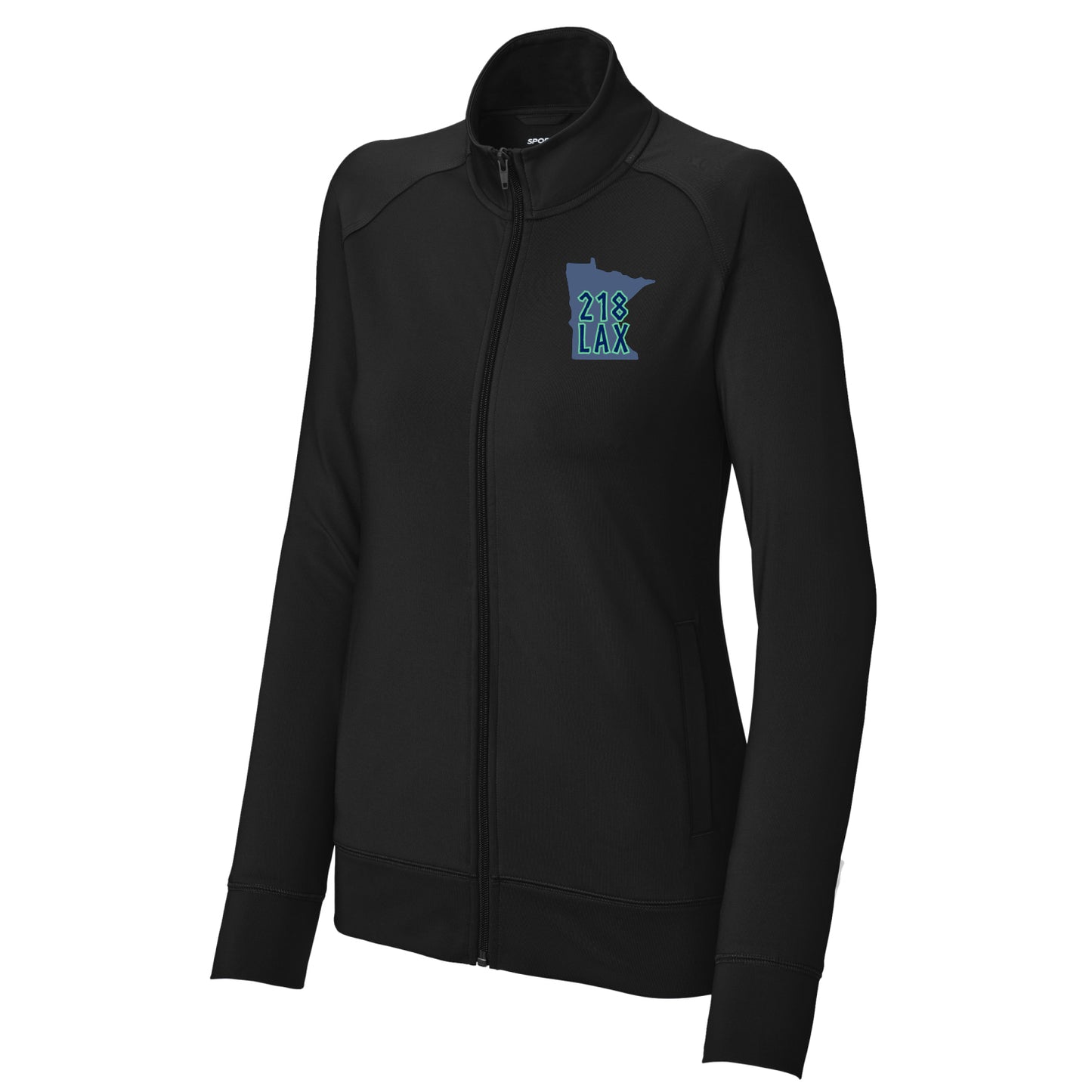 218 Lax Valkyries Ladies Sport-Wick® Stretch Full-Zip Cadet Jacket