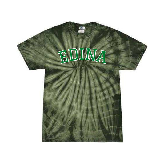 Creek Valley Elementary Multi-Color Tie-Dyed T-Shirt Edina Curved