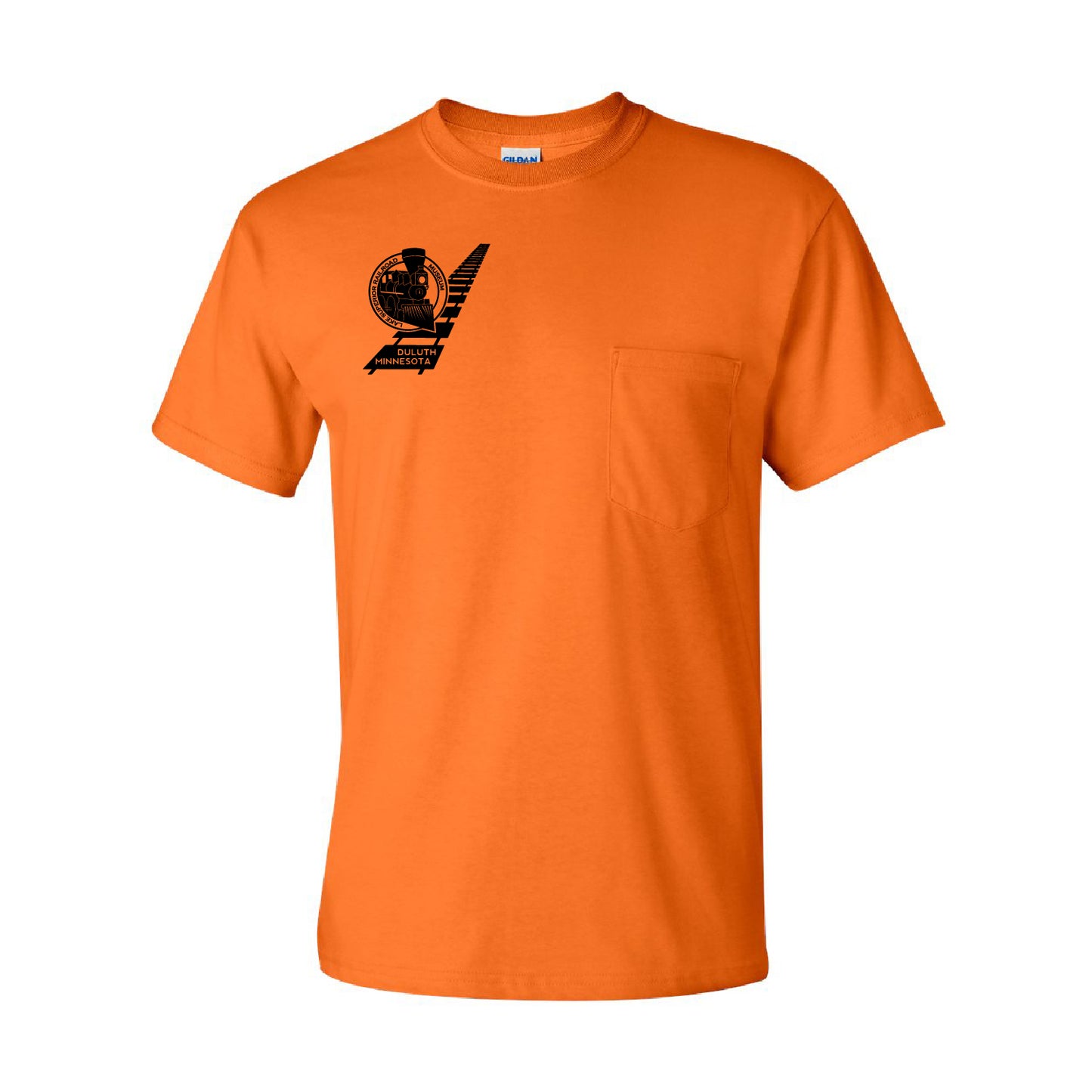 NSSRR Shop Crew Orange Tee With Pocket