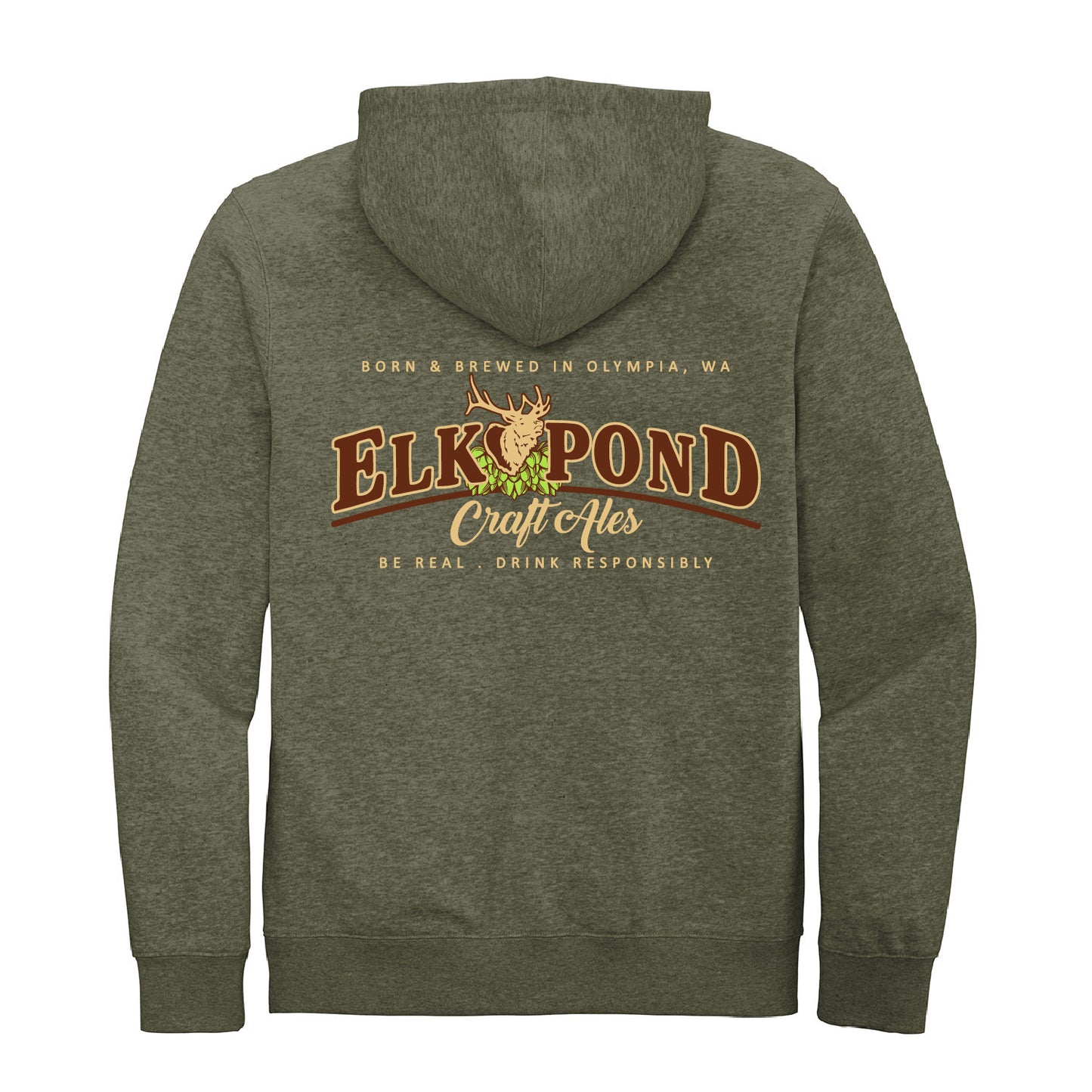 Elk Pond Fleece Full-Zip Hoodie (Full Back)