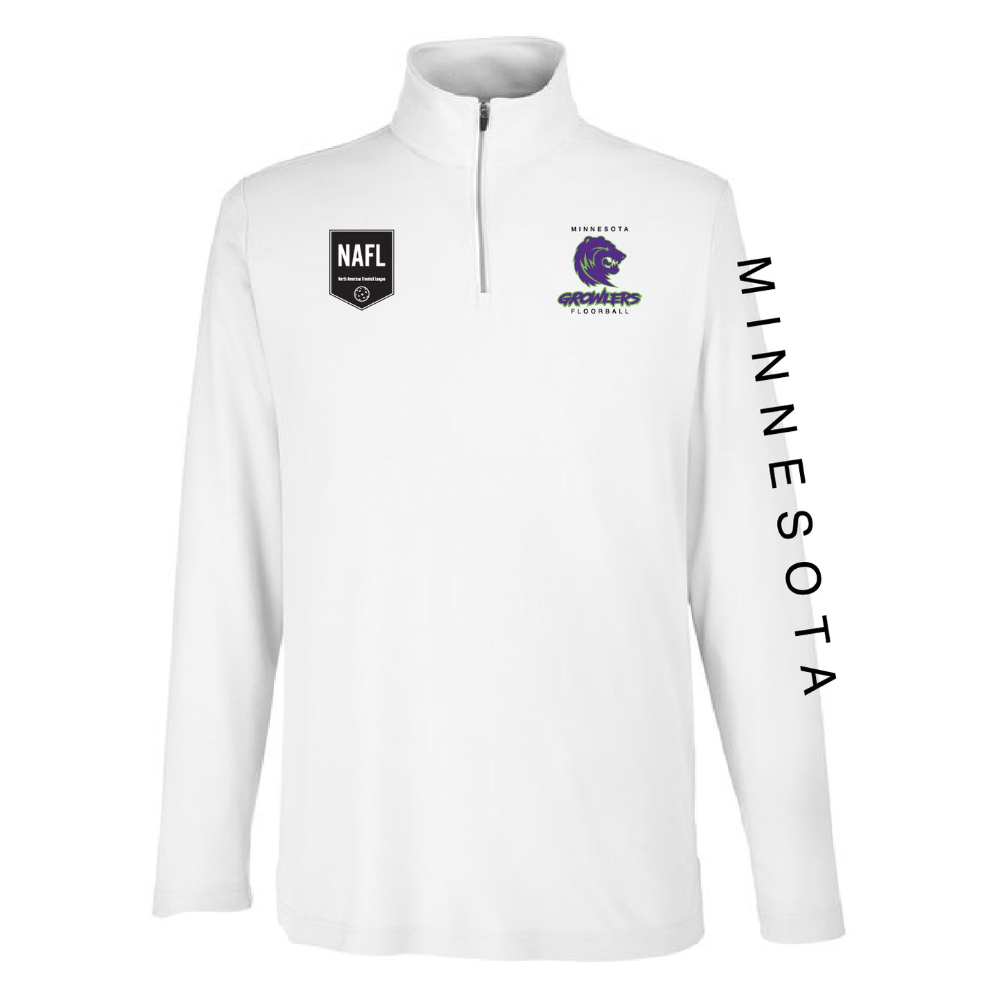 Growlers Floorball Men's Pique Quarter-Zip