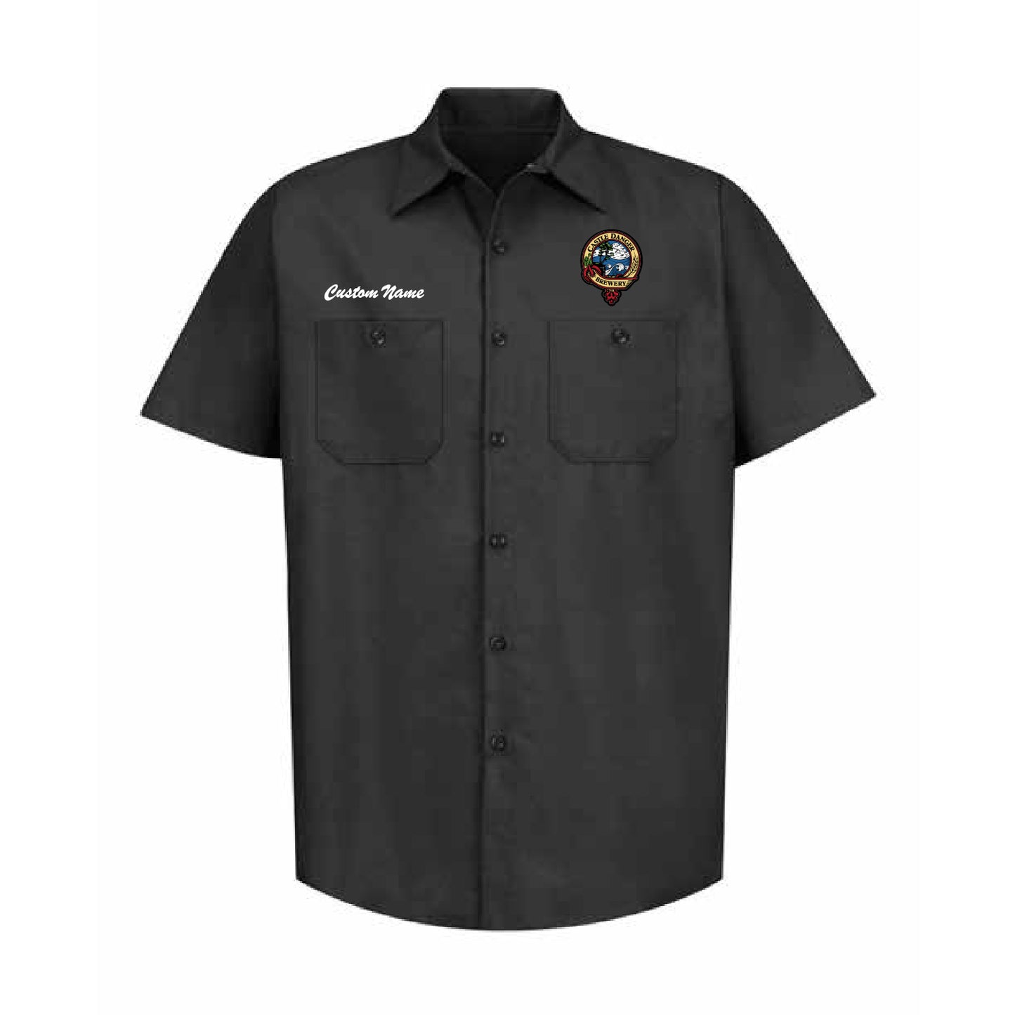 Castle Danger Brewing Wholesale Red Kap® Short Sleeve Industrial Work Shirt