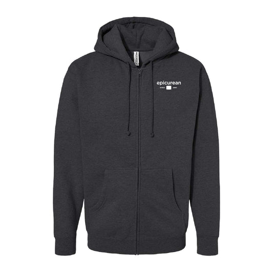 Epicurean Heavyweight Full-Zip Hooded Sweatshirt (Astronaut)