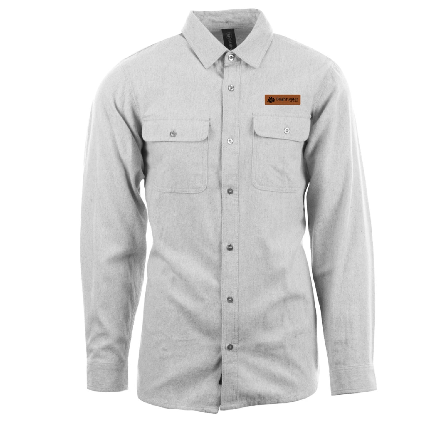 Brightwater Health Solid Flannel Shirt