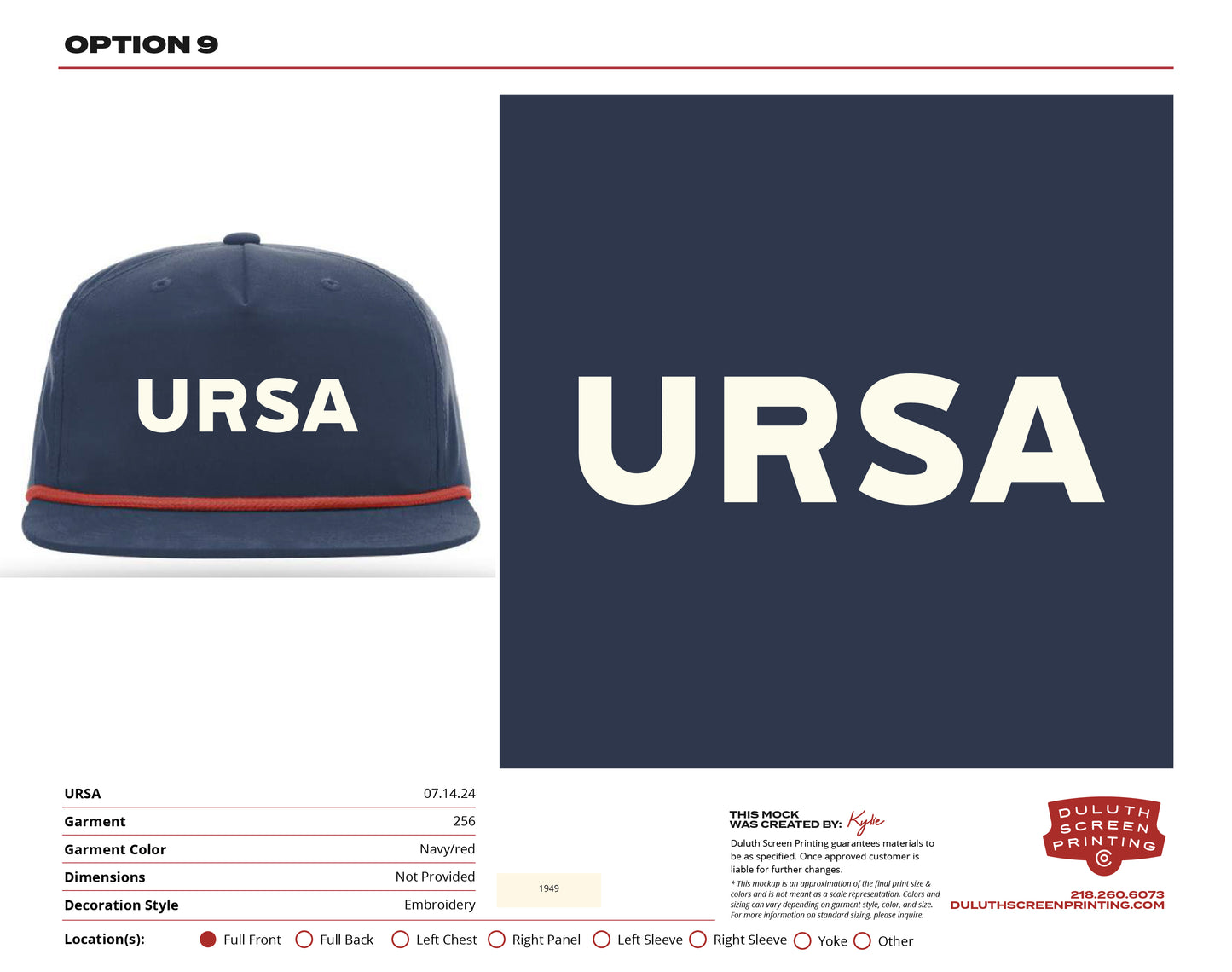 URSA Umpqua Snapback Cap