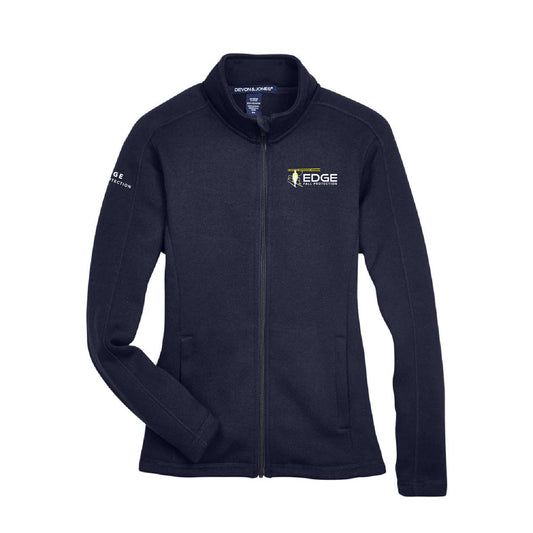 Edge Fall Protection Women's Bristol Full-Zip Sweater Fleece Jacket