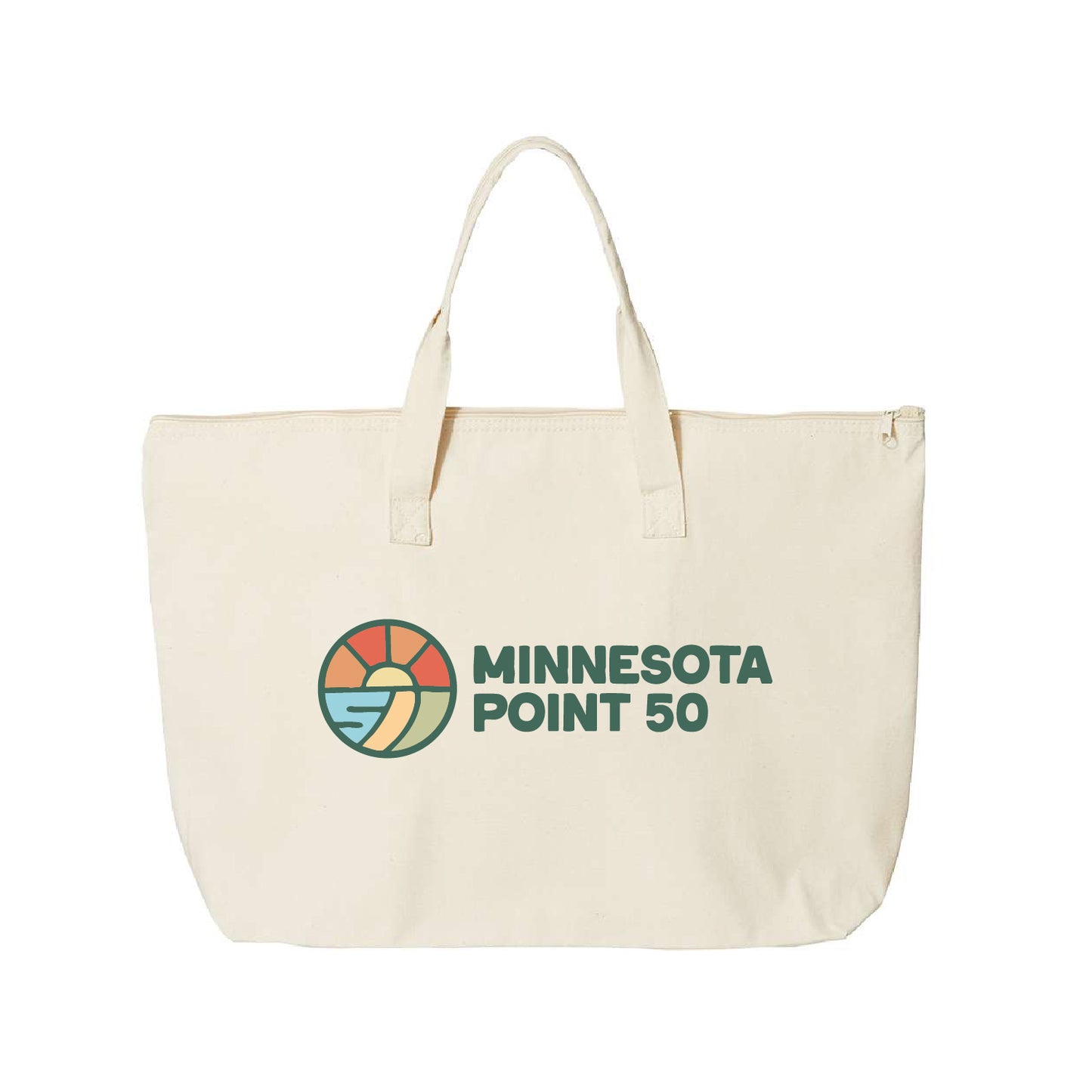 Minnesota Point 50 Tote with Top Zippered Closure