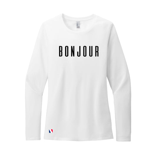 BONJOUR – Women’s Perfect Blend® CVC Long Sleeve Tee