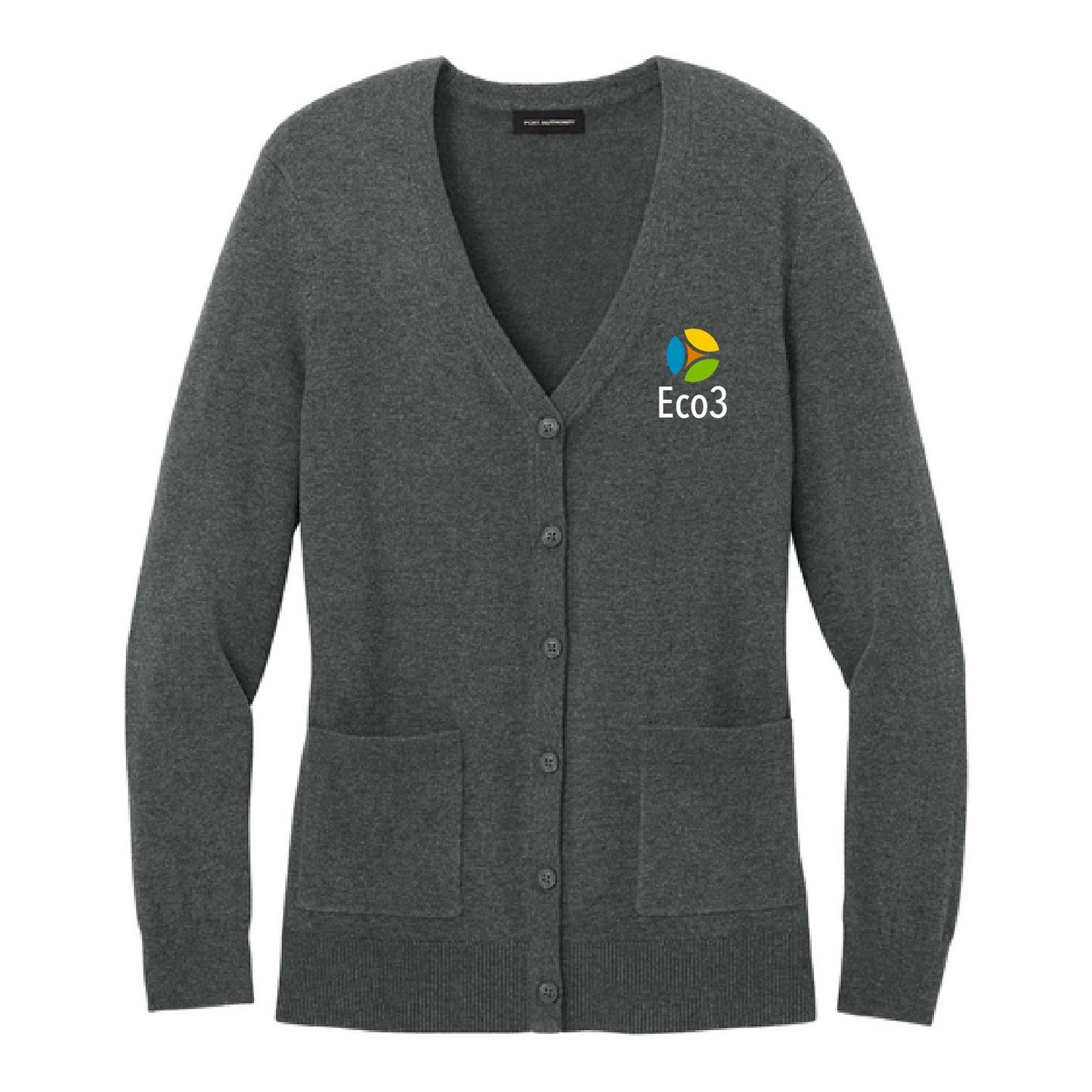 Eco3 Women’s Easy Care Button-Up Cardigan Sweater