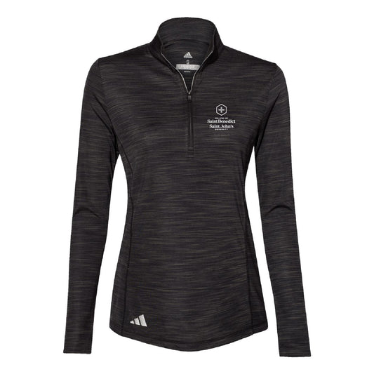 CSBSJU Women's Lightweight Mélange Quarter-Zip Pullover
