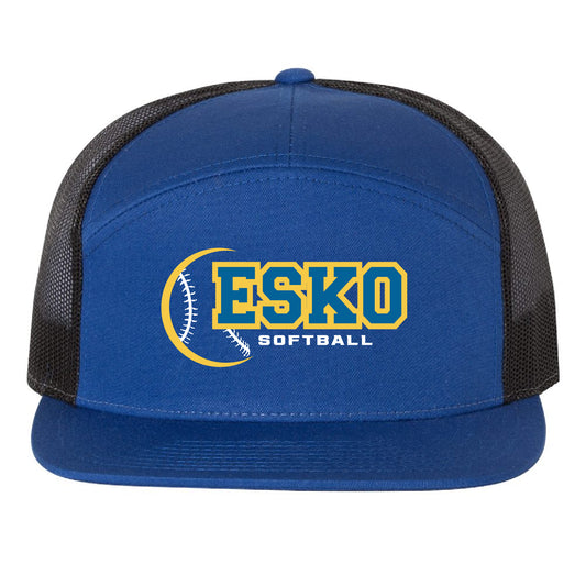 Esko Softball Seven-Panel Trucker Cap