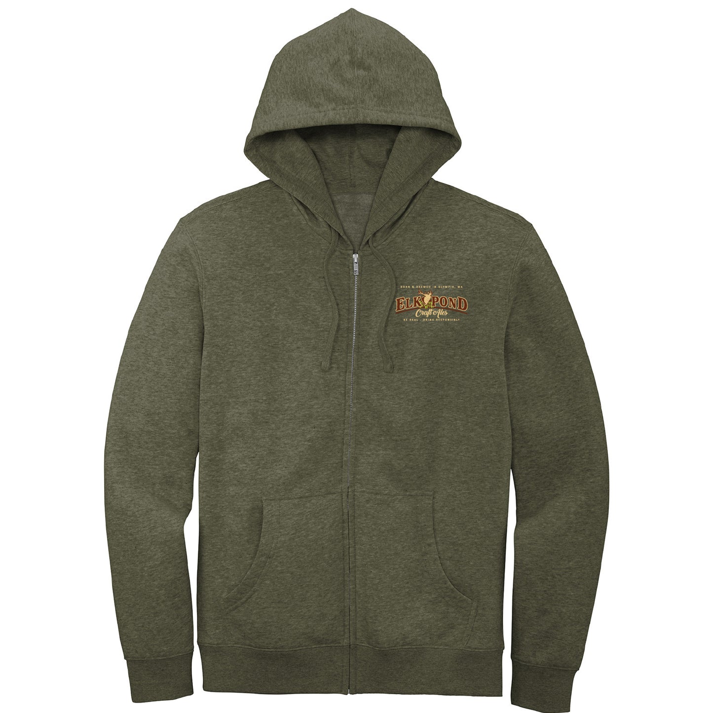 Elk Pond Fleece Full-Zip Hoodie (Full Back)