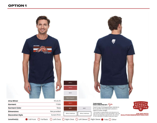 Ursa Threadfast Epic Unisex Circle T-shirt Agate Hunter