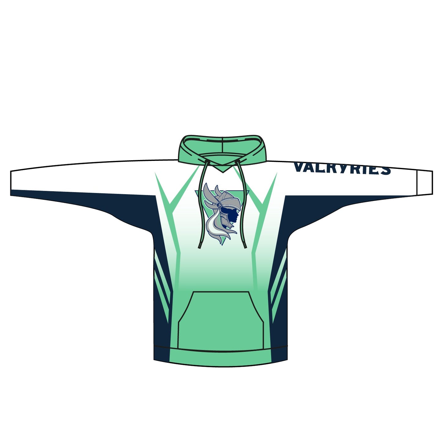 218 Valkaries Polyester Sublimated Hoodie