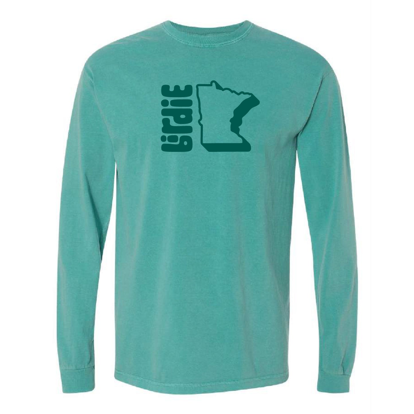 Birdie Comfort Colors Seafoam Long Sleeve