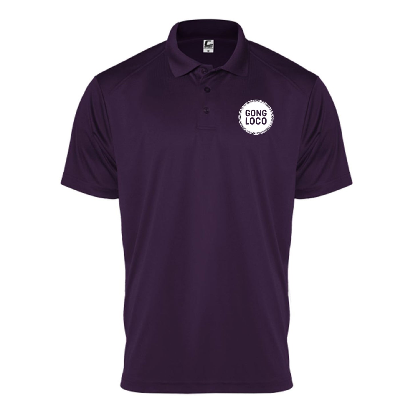 Gong Loco Silk Touch™ Polo - White Logo