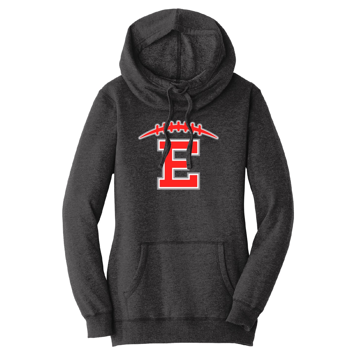 Duluth East Football Women’s Lightweight Fleece Hoodie Design 2