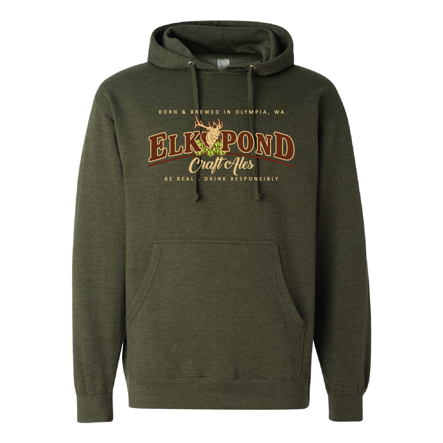 Elk Pond Craft Ales Unisex Midweight Hooded Sweatshirt