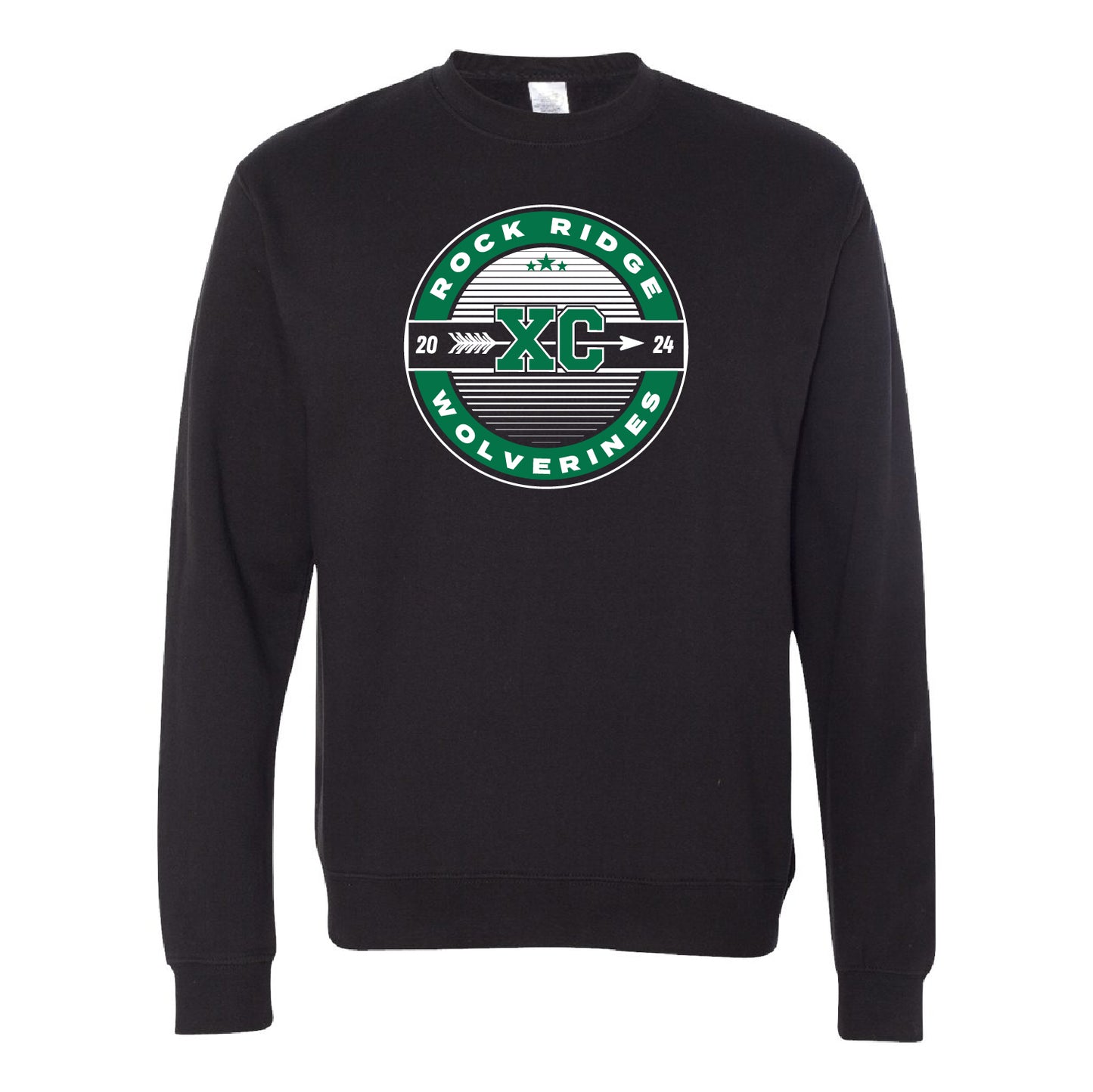 Rock Ridge CC Circle Unisex Midweight Sweatshirt - Embroidered