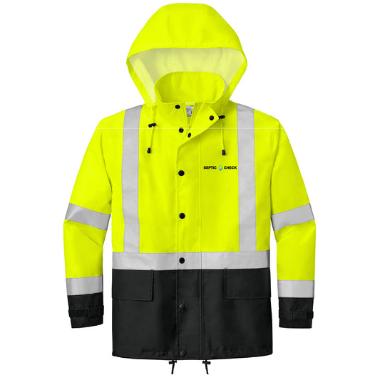 Septic Check ANSI 107 Class 3 Rain Jacket