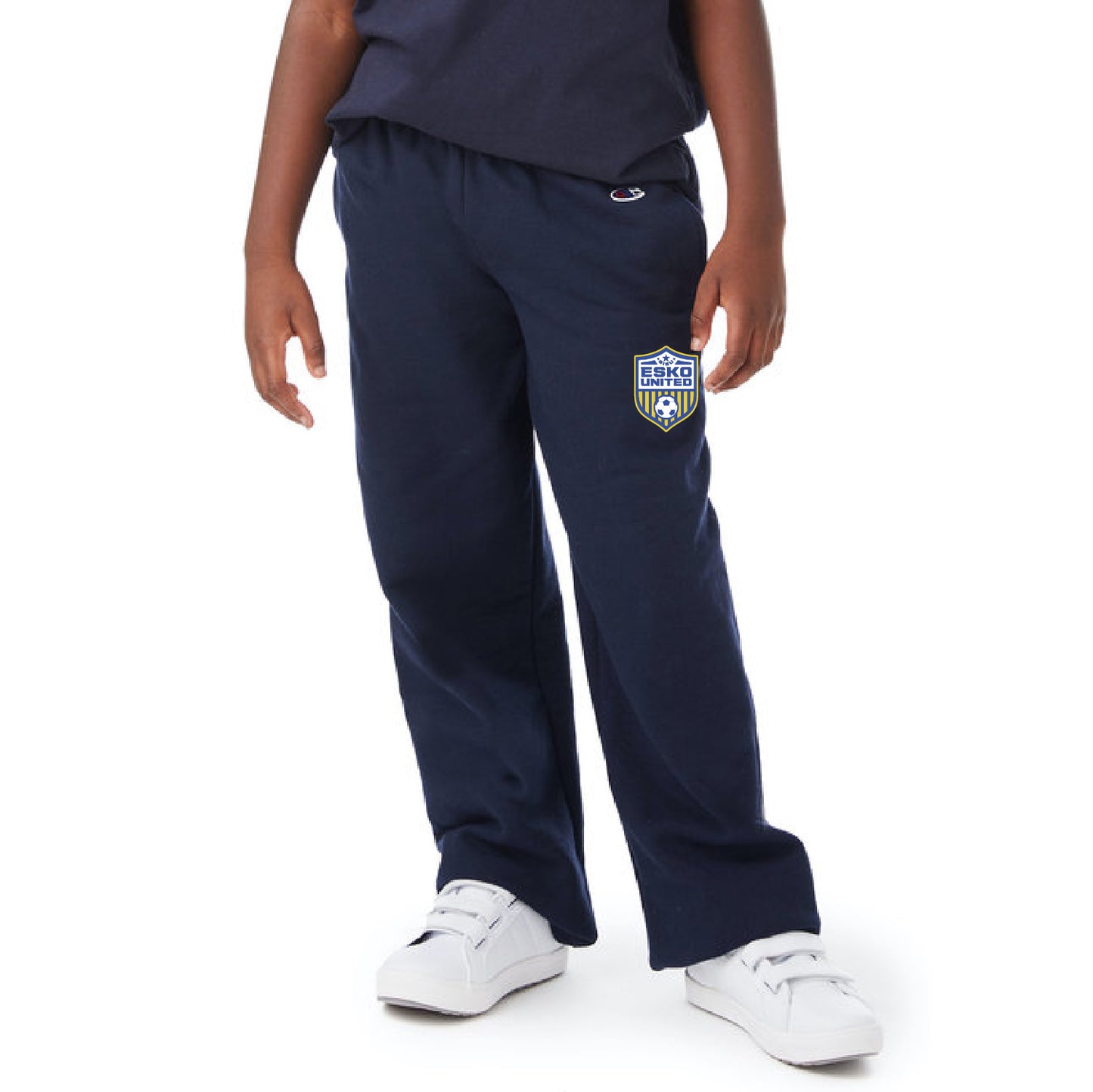 Esko United Champion Youth Powerblend® Open-Bottom Fleece Pant with Pockets