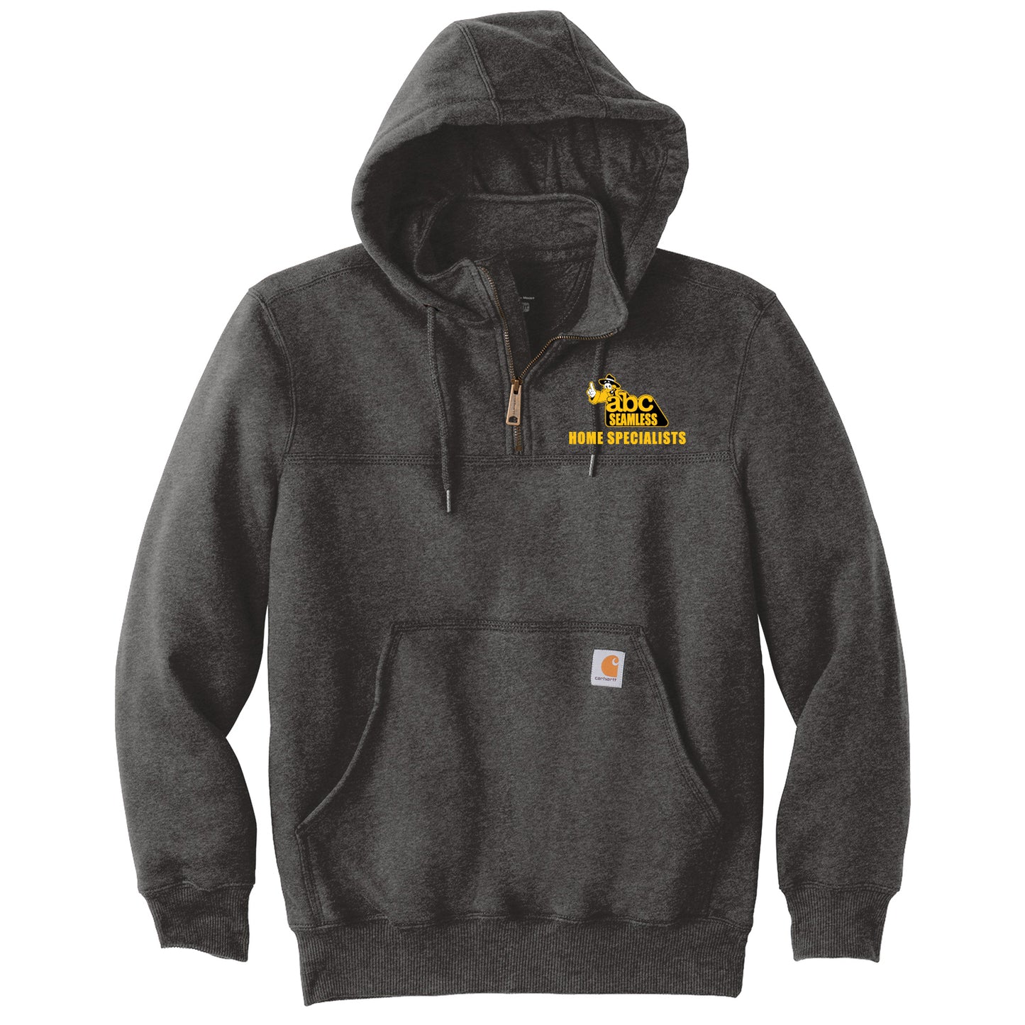 ABC Seamless Siding Carhartt Rain Defender Paxton Heavyweight Hooded Zip Mock Sweatshirt