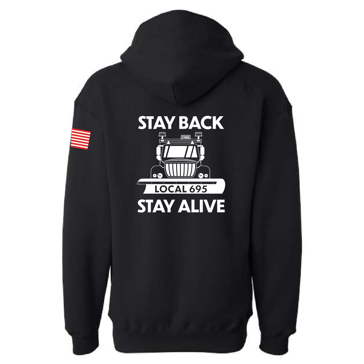 AFSCME Local 695 Men's Sport Lace Hooded Sweatshirt