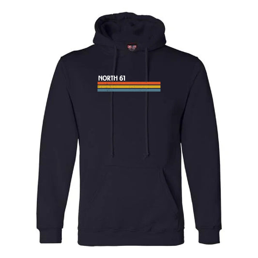 North 61 Unisex USA-Made Hooded Sweatshirt