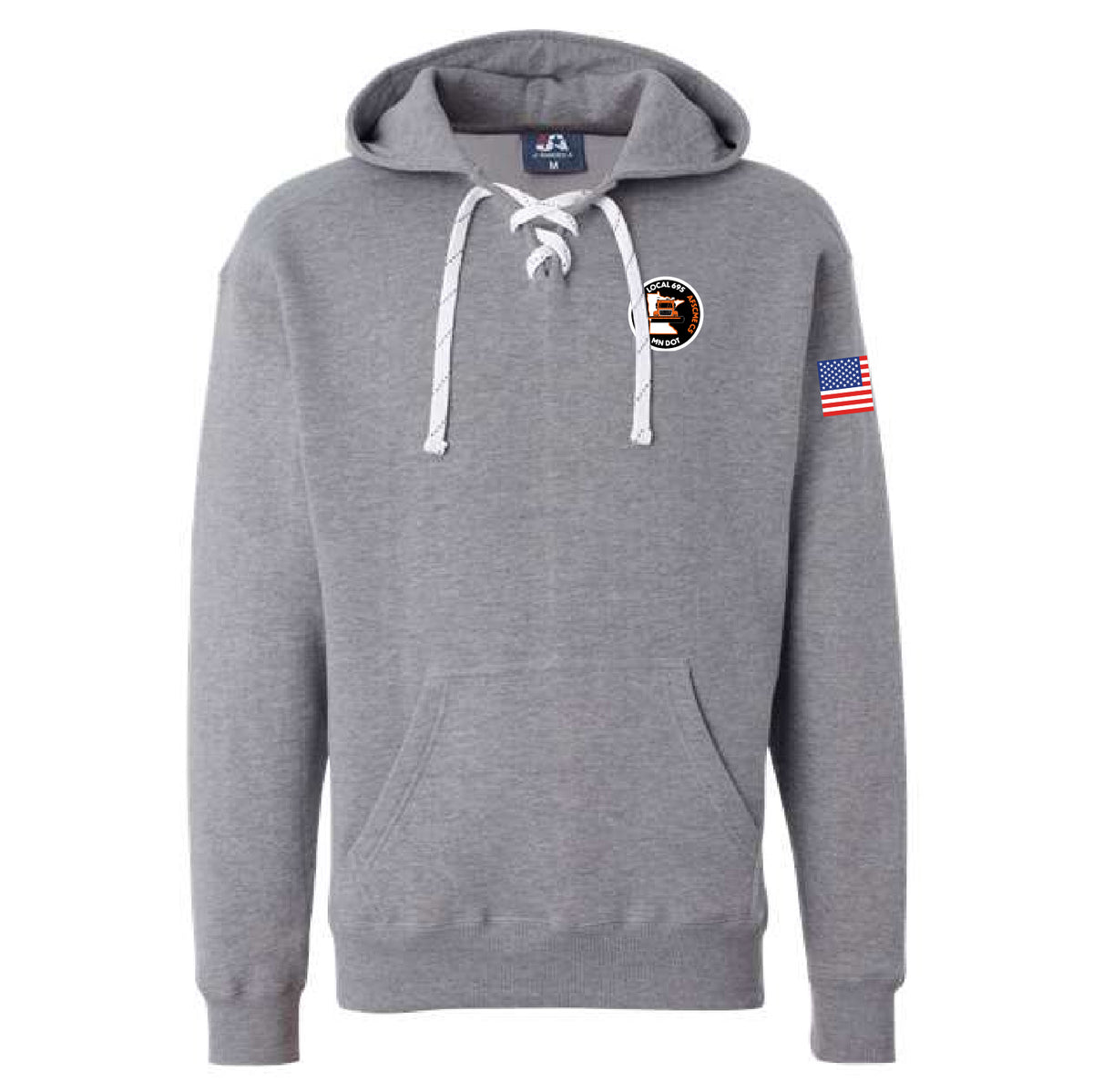AFSCME Local 695 Men's Sport Lace Hooded Sweatshirt