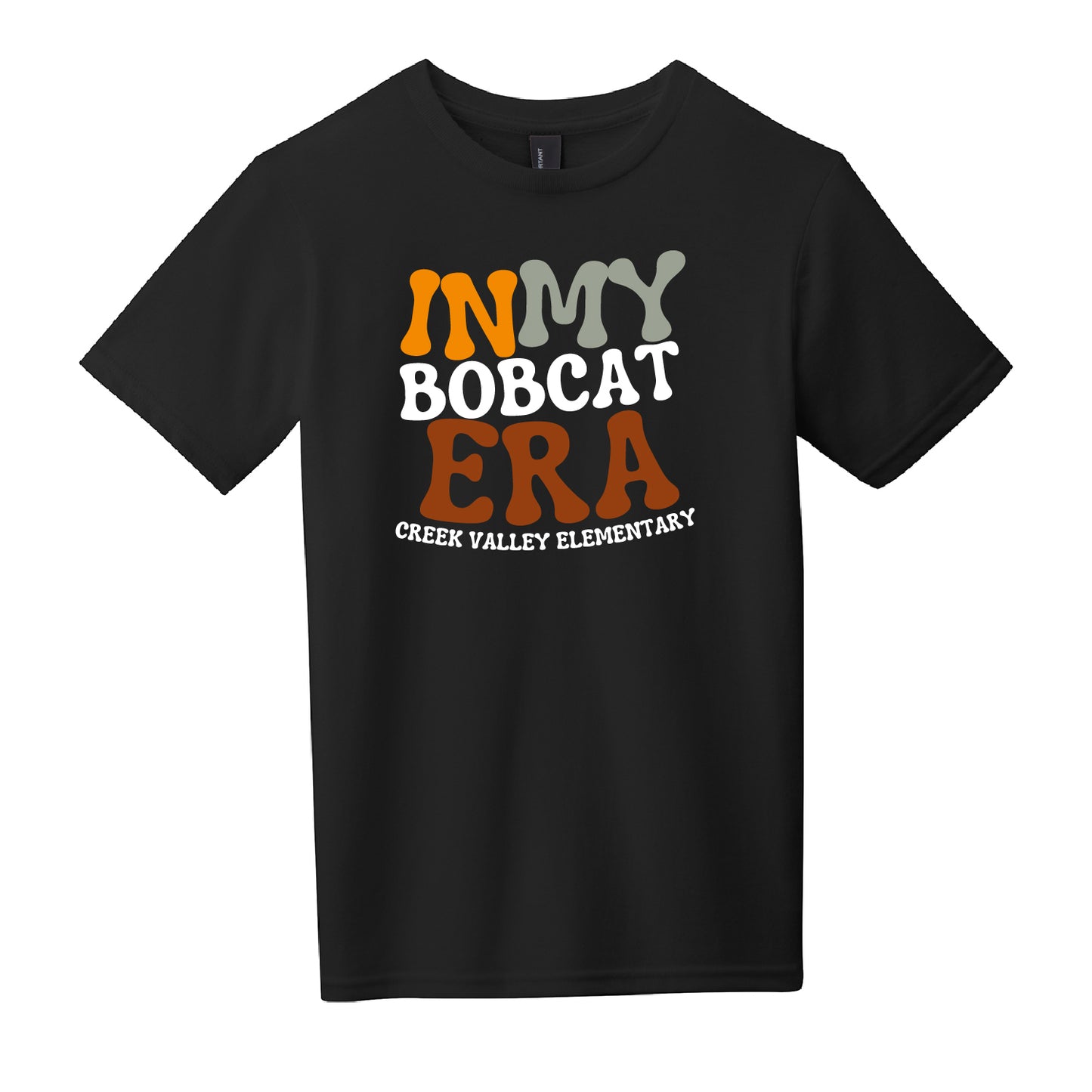 Creek Valley Elementary Youth Very Important Tee Bobcat Era